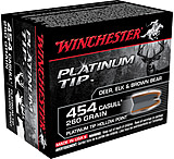 Winchester Platinum Tip HOLLOW POINT .454 Casull 260 grain Platinum Tip Hollow Point Centerfire Pistol Ammunition