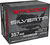 Image of Winchester Super-X Handgun .357 Magnum 145 grain Silvertip Jacketed Hollow Point Centerfire Pistol Ammunition