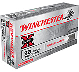 Image of Winchester Super-X Handgun .38 Special 148 grain Lead Wadcutter Brass Cased Centerfire Pistol Ammunition