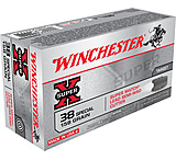 Winchester Super-X Handgun .38 Special 158 grain Lead Semi-Wadcutter Centerfire Pistol Ammunition