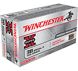 Winchester Super-X Handgun .38 Special +P 125 grain Jacketed Hollow Point Centerfire Pistol Ammunition