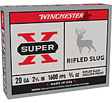 Winchester Super-X Shotshell 20 Gauge 3/4 oz 2.75&quot; Shotgun Slug Ammunition