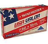 Winchester USA 7.62x51mm 149 Grain Full Metal Jacket Brass Rifle Ammunition