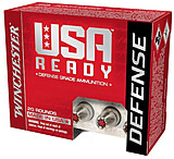 Image of Winchester USA Ready Defense 9mm Luger +P 124 Grain Hex-Vent Brass Pistol Ammunition