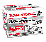 Winchester USA White Box 22 MAG 45 Grain Plated Hollow Point Brass Ammunition