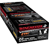 Winchester Varmint HV .22 Winchester Magnum Rimfire 30 grain Jacketed Hollow Point Brass Cased Rimfire Ammunition