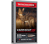 Image of Winchester Varmint X .223Rem 55 Grain Brass Case Centerfire Rifle Ammunition, 20RD BOX