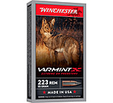 Image of Winchester Varmint X .223 Remington 55 Grain Spitzer Flat Base Brass Cased Rifle Ammunition