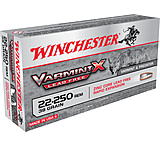 Winchester Varmint X Rifle Lead Free .22-250 Remington 38 grain Zink Core Hollow Point Centerfire Rifle Ammunition