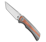 Image of Wingman EDC WingManEDC Spar-K Standard Model 2 Copper Frame Lock Knife Tanto 3 Satin 6220973F