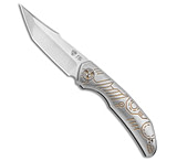 Image of Wingman EDC WingManEDC FERUS Frame Lock Knife Bronze Titanium 3 Satin 810F6834