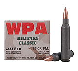 Wolf Ammo Military Classic .223 Remington 55 Grain Full Metal Jacket Steel Cased Rifle Ammunition