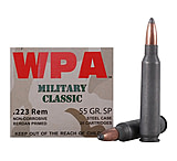 Wolf Ammo .223 Remington 55 Grain Soft Point Steel Cased Rifle Ammunition