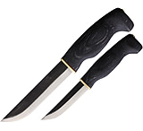 Image of Wood Jewel Big Double Black Fixed Blade Set