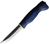 Image of Wood Jewel Blue Plywood Fixed Blade Knife