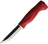 Image of Wood Jewel Red Plywood Fixed Blade Knife
