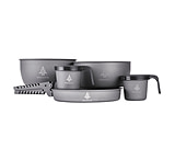 Image of Woods Nootka Anodized 5-Piece Camping Cook Set