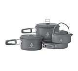 Image of Woods Selkirk Anodized 4-Piece Camping Cook Set