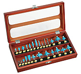 Image of Woodstock 26 pc. Carbide Tipped Router Bit Set Shank