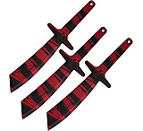 Image of World Knife Throwing League Black/Red Blackhawk Throwing Knives