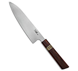 Image of Xin Cutlery Octagonal 9 Chef's Knife Rosewood/Buffalo Horn Stonewash 941EADCF