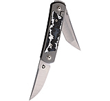 Image of Yan Knives EMW White Storm Fat Carbon 3in Folding Knife