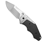 Image of Yan Knives GTC Cabot Knife Crystal TI/Satin with CF Inlay S90V Satin 80D8010C