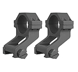 Image of Yankee Hill Machine Dual Offset Scope Ring Set 30mm Weaver Matte Black YHM-305KB