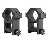 Image of Yankee Hill Machine Scope Rings AR-Tall 30mm Weaver Matte Black YHM-300B