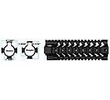 Image of Yankee Hill Machine Forearm SLR Quad Rail For Ar-15 Carbine Length