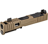 Image of Zaffiri Precision IBS Glock 43X Complete Pistol Slide, Nitride, Flat Dark Earth/Black, G43-IBS-RMSc-FDE-CP-BN