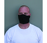 Image of Zan Headgear Microfleece 1/2 Face Facemask Black WFMF114H