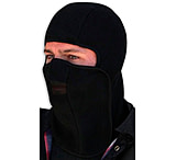 Image of Zan Head Gear WB114V Fleece Balaclava with Velcro Closure, Black