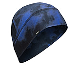 Image of Zan Headgear Zan Helmet Liner/beanie Sportflex Series Black &amp; Blue Tie Dye