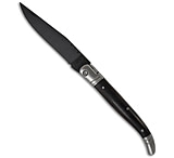 Image of Zayka Laguiole Ceramic Slip Joint Knife 3.75 Black B-90 F906A854