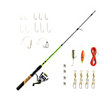 Image of Zebco Ready Tackle Lake/Pond 20sz 6 ft Spinning Combo w/Eagle Claw Tackle, 2 Pieces