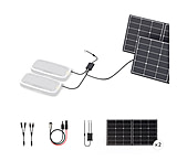 Image of Zero Breeze Solar Charging Kit for Mark 2 Plus Two Batteries 33FA4FBA