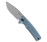 Image of Zero Tolerance 0044 Button Lock Knife Blue Titanium 3.25 SW 0044BLU 8784A482