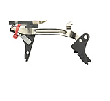 Image of Zev Technologies Duty Drop In Trigger Kit Black Trigger Pad With Black Safety For Glock 21SF/30SF DRP-45SF-TC.B-B