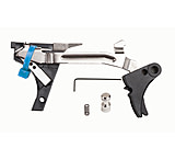 Image of Zev Technologies Fulcrum Drop In Trigger Kit Black Trigger Pad With Black Safety For Gen 1/2/3 Glock 17/19/26/34 DRP-9-B-B