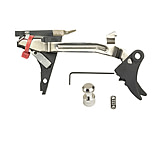 Image of Zev Technologies Fulcrum Drop In Trigger Kit Black Trigger Pad With Black Safety Gen 4 Fits Glock 21/30 FULDRP4G45