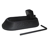 Image of Zev Technologies Speed Feed Aluminum Magwell With Heavy Inserts For Small Frame Glock Gen 4 Black Crinkle Powder Coat 5.5 Ounces MW.K-SM-AL-4GHV