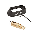 Image of Zev Technologies Speed Feed Heavy Aluminum Magwell For Small Frame 1st, 2nd, 3rd Gen Glocks Black Crinkle Powder Coat 5.5 Ounces MAGWELLSMBLKHV