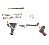 Image of Zev Technologies Fulcrum Drop In Trigger Kit Black Trigger Pad w/ Red Safety Gen 1-3 Fits Glock 17/19/26/34