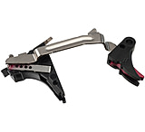 Image of Zev Technologies Duty Ultimate Trigger Kit Black Trigger Pad With Black Safety For Gen 4 Glock 17/19/26/34 ULT-4G9-TC.B-B