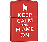 Image of Zippo Keep Calm and Flame On Lighter