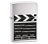 Image of Zippo Movie Take, Brushed Chrome Classic Style Lighter