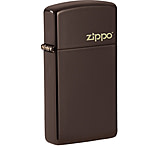 Image of Zippo Slim Brown Logo
