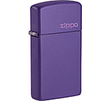 Image of Zippo Slim Purple Logo Lighter