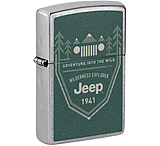Image of Zippo Windproof Lighter Street Chrome Jeep